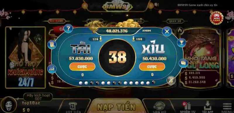 Nạp rút tiền khá tiện lợi và đơn giản