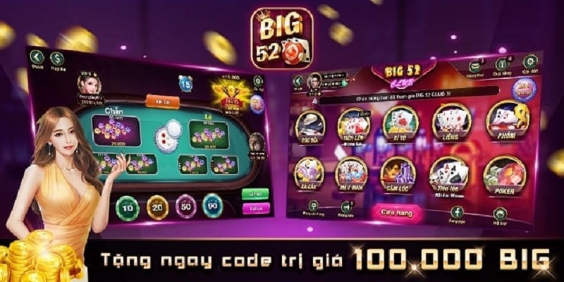 Big52 cung cấp nhiều khuyến mãi, ưu đãi liên tục
